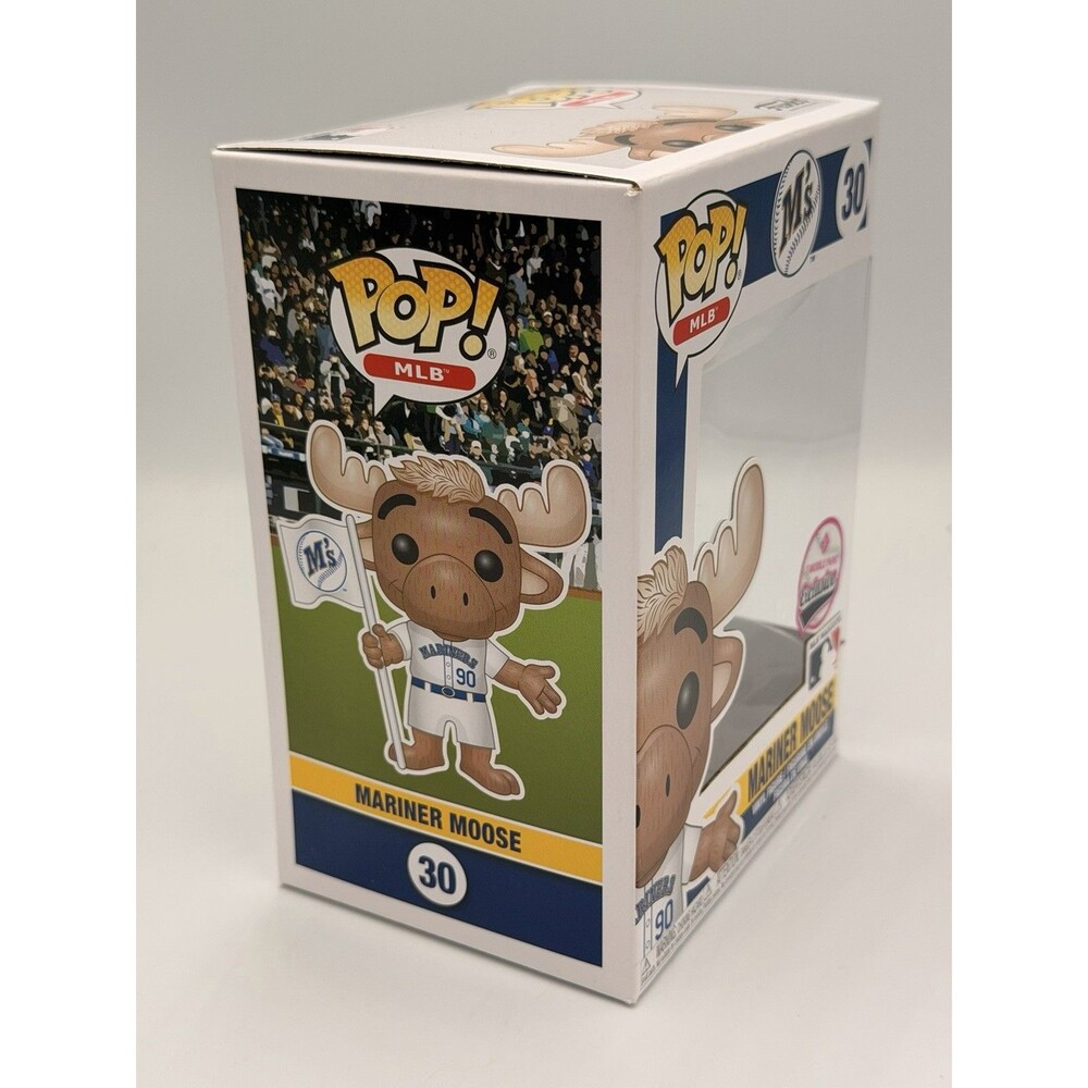 Funko Pop MLB Mariner Moose #30 White Uniform T-Mobile Park Exclusive Mariners - Picture 2 of 7